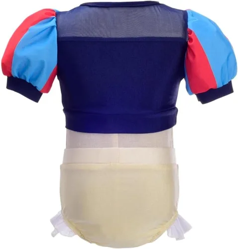 Vista 2 de Lito Angels Traje de baño de dos piezas de princesa para niños, traje de baño con falda