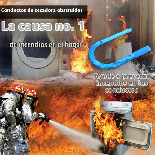 Vista 7 de PetOde Kit de limpiador de ventilación para secadora, accesorio para Azul