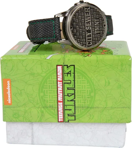 Vista 7 de Teenage Mutant Ninja Turtles Miembros y reloj de placa de alcantarillado, Moderno