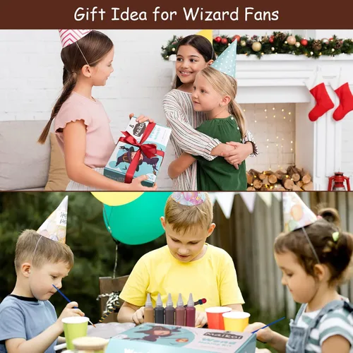 Vista 3 de Maikoi Kit de fabricación de varitas mágicas de mago, juego de manualidades para niños y adultos, regalo de fiesta de cumpleaños, haz tus propias 16