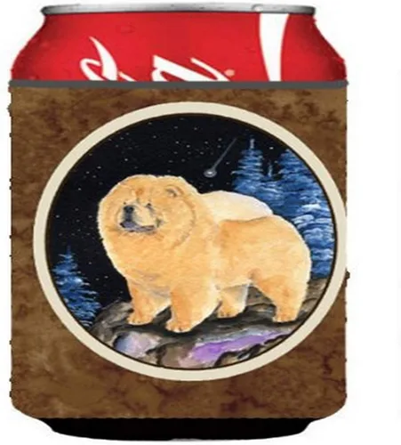 Vista 226 de Caroline's Treasures SS8447CC Starry Night English Bulldog - Enfriador para latas o botellas, lavable, funda plegable con aislamiento para bebidas