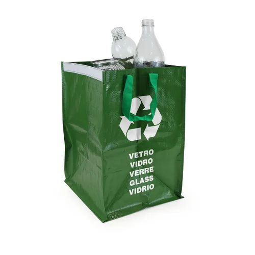 Vista 8 de Bolsas de Basura Confortime Glass Verde Vidrio 24