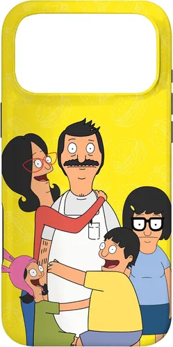 Vista 22 de Funda para iPhone 12 Pro Max Bob Burgers Bob Linda Gene Tina Louise Family Hug