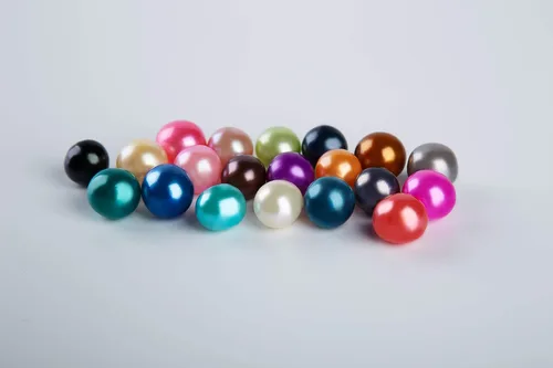 Vista 3 de Ostras redondas de agua dulce con perlas cultivadas con perlas en el interior 20 PC (0.276-0.315 in)