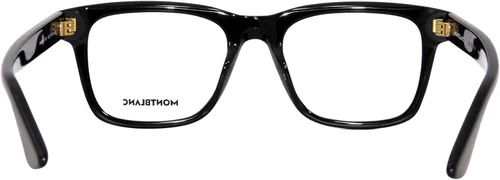 Vista 4 de Mont Blanc MB0266O 005 54 Nuevos Gafas para Hombre, Negro