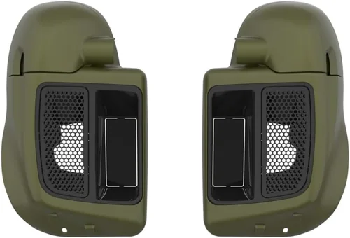 Vista 70 de Kits de calentadores de piernas con ventilación y combinación de color con guantera para Harley Davidson Touring Street Road King Glide FLTR 2014