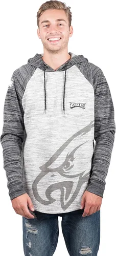 Vista 33 de Ultra Game Sudadera con capucha retro oficial de la NFL para hombre
