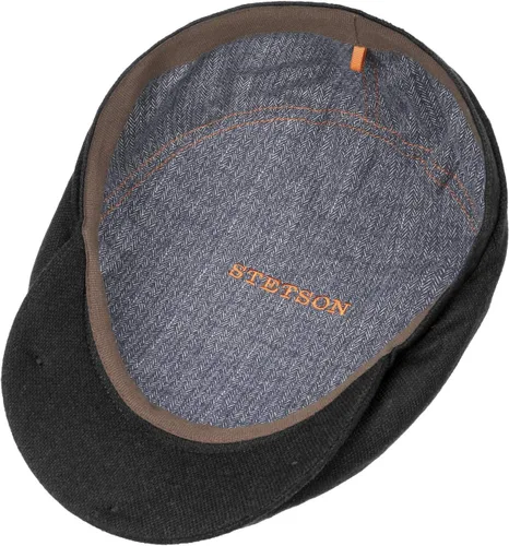 Vista 5 de Stetson Gorra plana de mezcla de lana Belfast para hombre, fabricada en la UE