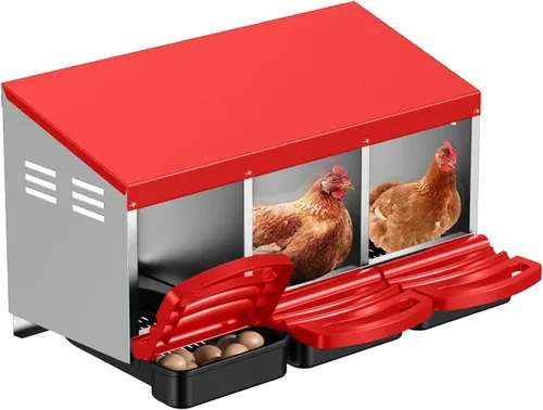 Vista 15 de Aivituvin Puerta automática de gallinero con calefacción, abridor automático resistente a la intemperie para gallineros/carreras de patos, modos