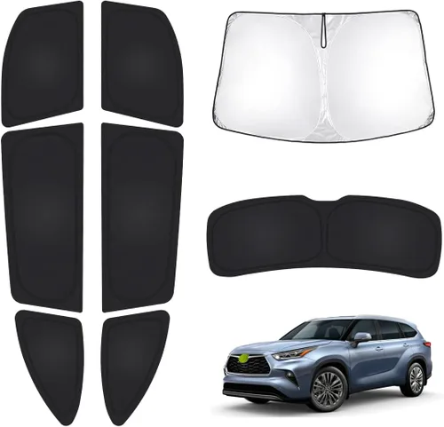 Vista 108 de T TGBROS Parasol para parabrisas para BMW X1 F48 2016 2017 2018 2019 2020 2021 2022 para ventana de automóvil, con bloqueo UV grueso y opaca