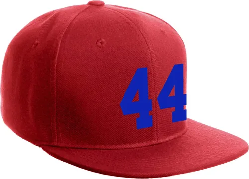 Vista 176 de Número de equipo modificado para requisitos particulares del jugador del color del sombrero del Snapback de la visera plana clásica de la visera