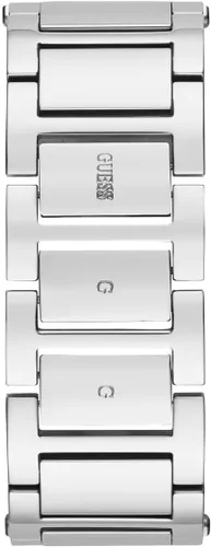 Vista 4 de GUESS Reloj de mujer de 0.866 in - Pulsera de tono plateado con esfera plateada, plateado, Classic