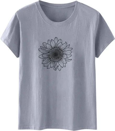 Vista 57 de Camiseta con estampado de animales para mujer, camiseta de libélula divertida, linda camiseta de manga corta, blusa de primavera 2023, camisas