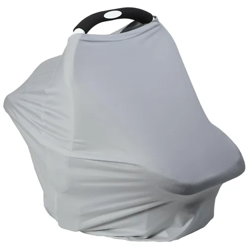 Vista 12 de Funda de asiento de automóvil transpirable para bebés – Funda de lactancia de rayón suave multiusos para lactancia materna, toldo de asiento
