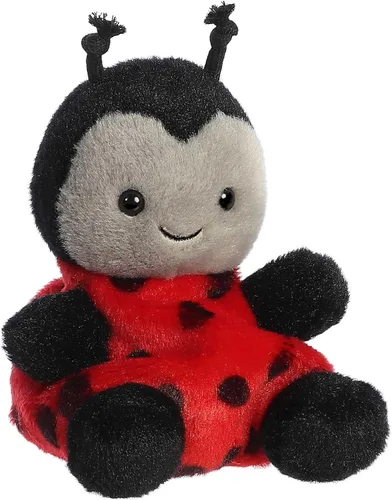 Vista 3 de Aurora® Adorable Palm Pals™ Lil Spots Ladybug™ Animal de Peluche - Divertido peluche coleccionable para niños y coleccionistas adultos, perfecto