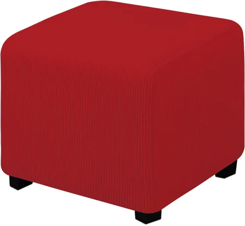 Vista 147 de Easy-Going Funda Elástica para Otomana Taburete de Almacenamiento Plegable Protector de Muebles Funda Rectangular Suave con Parte Inferior Elástica