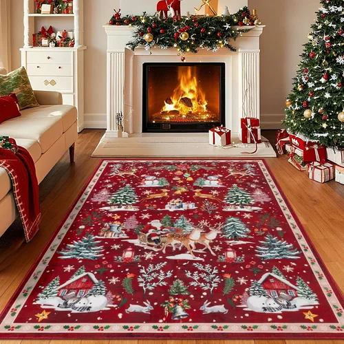 Vista 29 de Bsmathom Alfombra de pasillo para pasillos, antideslizante, lavable, estilo bohemio, 2 x 6 pies, alfombra de pelo bajo, alfombra vintage para Azul