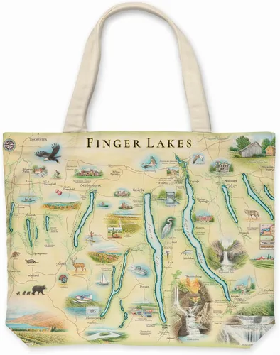 Vista 37 de Xplorer Maps Bolsa de lona con asas, bolsa de compras de comestibles de tela, bolsa reutilizable y ecológica, 100% algodón, lavable