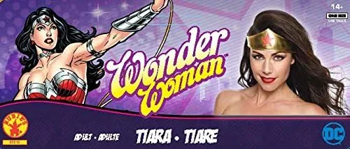 Vista 2 de Rubies Costume Co Tiara de la Mujer Maravilla Superhéroes de DC