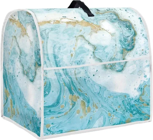 Vista 20 de Kitchen Aid - Cubierta para mezclador de cocina, diseño de estrella de mar, cubierta para mezcladores Hamilton de 6 a 8 cuartos de galón, cubierta