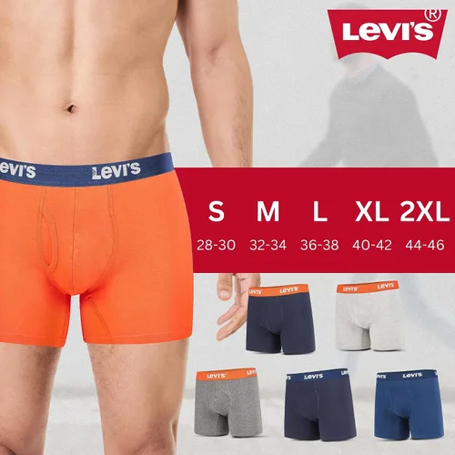 Vista 6 de Levi's Mens Boxer Briefs Breathable Cotton Underwear for Men Pack of 6