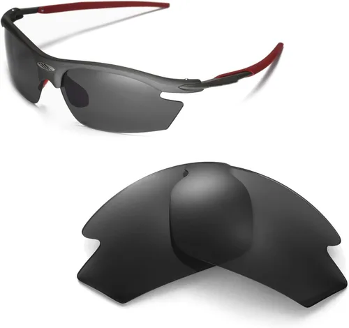 Vista 2 de Walleva Lentes de repuesto polarizadas negras para gafas de sol Rudy Project Rydon