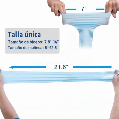 Vista 4 de Bacophy 3/6 pares de mangas refrescantes con protección UV para mujeres y hombres, cubierta de brazo UPF 50