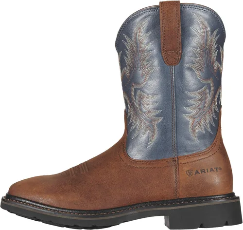 Vista 2 de Ariat Botas de trabajo Sierra con punta cuadrada ancha para hombre