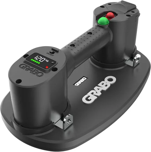 Vista 8 de GRABO Levantador de ventosa al vacío eléctrico profesional de 375 libras de carga máxima para paneles de yeso de madera, herramienta de elevación