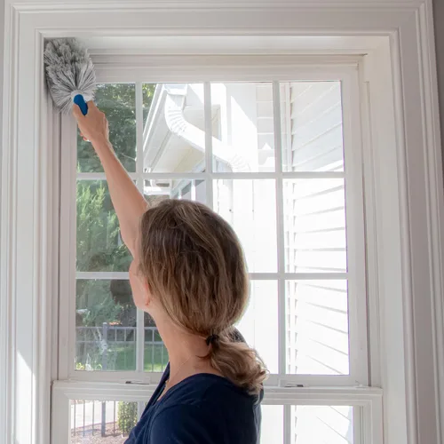 Vista 2 de Unger Cobweb & Corner Duster – Dusters for Cleaning, Compatible with Telescopic Poles, Dusting Tools, Great for Ceilings, Moldings, HVAC & Floor