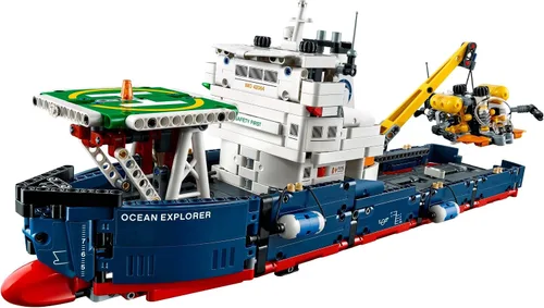 Vista 3 de LEGO Technic juego explorador oceánico.