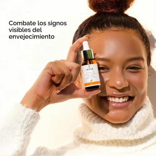 Vista 3 de IMAGE Skincare, VITAL C Suero hidratante de vitamina A C E, complejo iluminador, 1 fl oz