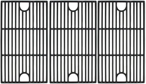 Vista 11 de Hongso Rejillas de hierro fundido recubiertas de porcelana de 17 5/8 pulgadas para Brinkmann 810-2511-S 810-2512-S 810-2410-S 810-2411-S 810-8410-S