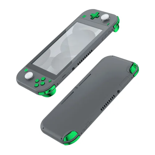 Vista 3 de eXtremeRate Reemplazo brillante de ABXY Home Capture Plus Minus Keys Dpad L R ZL ZR Gatillo para Nintendo Switch Lite, kit completo de reparación