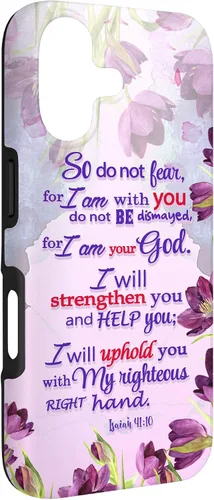 Vista 3 de So Do Not Fear for I 'm with You Isaías 41:10 - Funda cristiana para iPhone 17