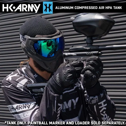 Vista 3 de HK Army Tanque de aire comprimido de aluminio HPA para paintball con sistemas de aire - Regulador estándar