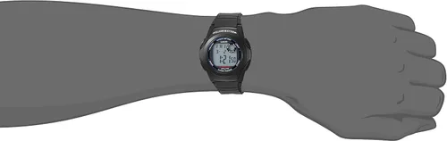 Vista 2 de Casio F-200W-1ACF Reloj clásico de cuarzo con pantalla digital para hombre Negro Digital