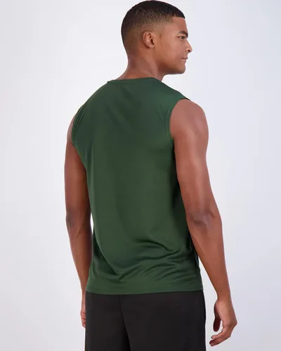 Vista 3 de Real Essentials Paquete de 5 camiseta deportiva de malla para hombre, ropa deportiva para entrenamiento y entrenamiento