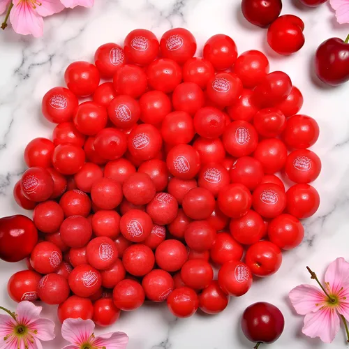 Vista 7 de Very Cherry Dubble Bubble Gumballs Bolas de chicle rellenas de caramelo de 1 pulgada 1.5 libras