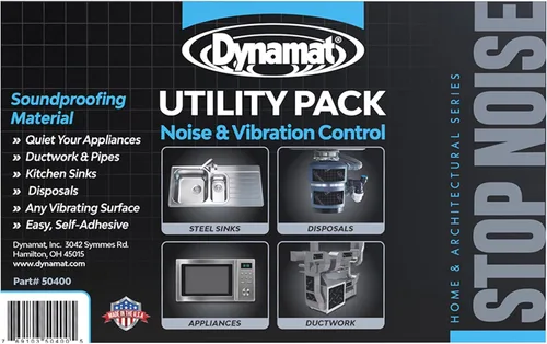 Vista 5 de Dynamat Xtreme Architectural Bulk Pak 9 - Hojas amortiguadoras de sonido - Material de insonorización para el hogar - Aislador de ruido y control