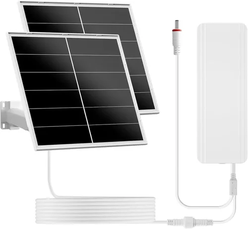 Vista 17 de FUTUREZEN Panel solar de 6 W para cámara de seguridad al aire libre, cargador solar USB/USB-C de 5 V compatible con cámaras de batería recargable