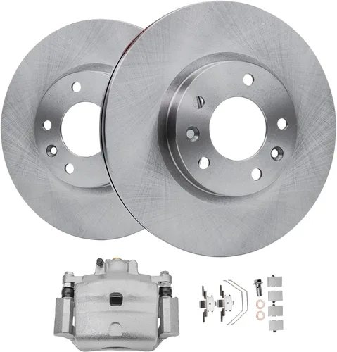 Vista 49 de Detroit Axle - 4WD - Rotores de disco delantero de 13.031 in de repuesto para Ford Excursion F-250 F-350 Super Duty 1999-2004 - Juego de 3 piezas
