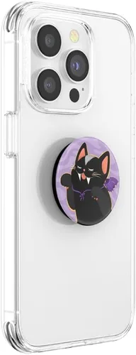 Vista 3 de Agarre para teléfono de PopSockets con soporte expansible, agarre adhesivo, PopSocket de Halloween - Colmillo Colmillo Tástico