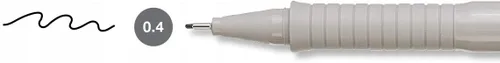 Vista 5 de Faber-Castell Ecco Pigment - Bolígrafo de punta de fibra, 0.016 in, color negro