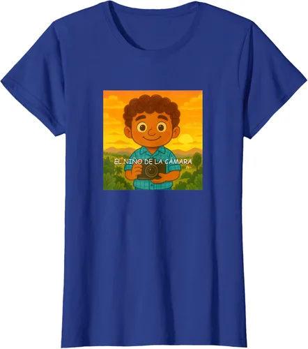 Vista 92 de Camiseta El Niño de la Cámara – Diseño Oficial del Cuento Ilustrado