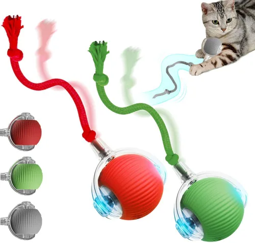 Vista 14 de Yilia Juguetes interactivos para gatos de interior, juguetes para gatitos actualizados 2026 para aliviar el aburrimiento de los gatos