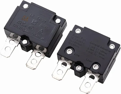 Vista 2 de weelye 2 unids 5A 125/250Vac 50Vdc Relé de reinicio automático Interruptor térmico Disyuntor Protector de sobrecarga de corriente para niños montar