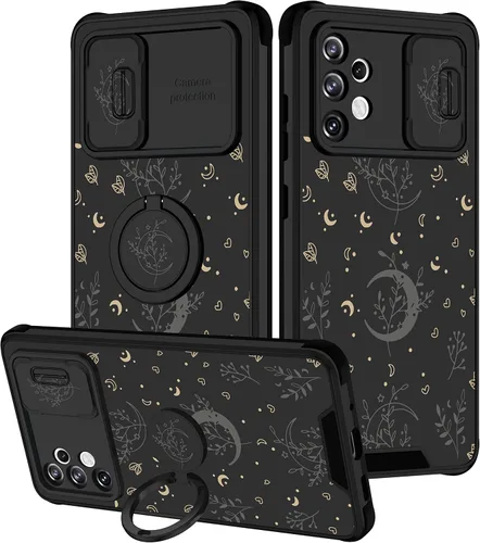 Vista 18 de Funda 2 en 1 para Samsung Galaxy S23 Ultra Flamingo para mujeres y niñas, diseño femenino de flamencos con cubierta deslizante para cámara y soporte