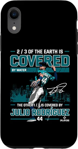 Vista 24 de Funda para iPhone 16 Julio Rodríguez Seattle MLBPA