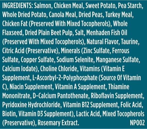 Vista 10 de Nutrish Alimento seco para perros con receta de salmón y batata sin granos, bolsa de 11.5 libras, el embalaje puede variar (Rachael Ray) Made with